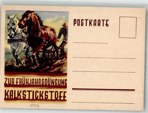 Kalkstickstoff Bauer Pflug