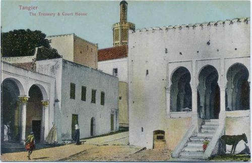 um 1910/20 Tangier, The Treasury & Court House, Marokko,V. B. Cumbo