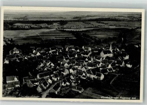74626 W7117 Waldbach , Württ - Fliegeraufnahme Freigeg. R.L.M.
