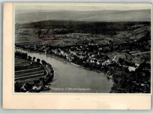 Kadelburg Fliegeraufnahme Original aufmontierte Verlagsmusterkarte