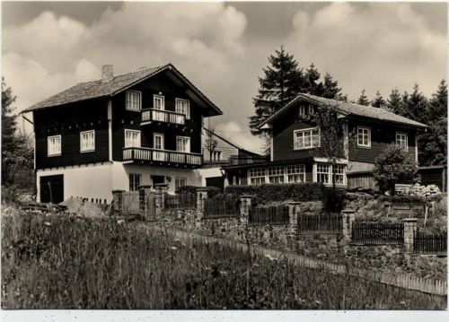 um 1974 Stiege, Ferienheim / holiday-home -Specht-,E. Riehn AKU1