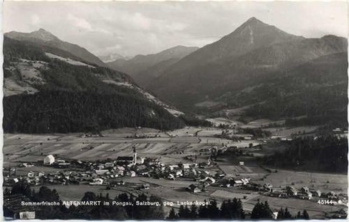 1959 - Altenmarkt, Luftaufnahme,P. Ledermann