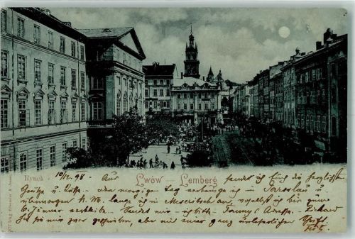 Lemberg 1898 Marktplatz