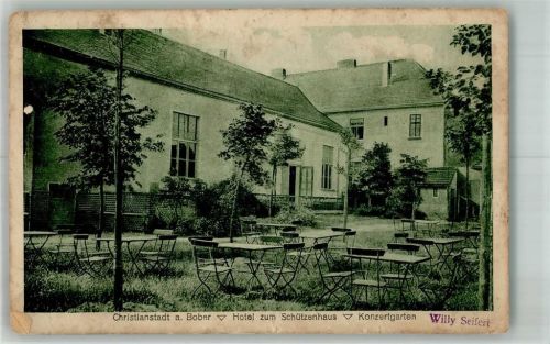 Christianstadt am Bober 1921 Hotel zum Schützenhaus viele Büge