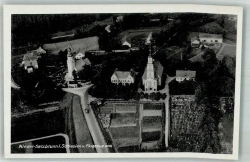 Niedersalzbrunn 1942 Fliegeraufnahme