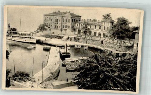 Lovrana 1931 Hafen