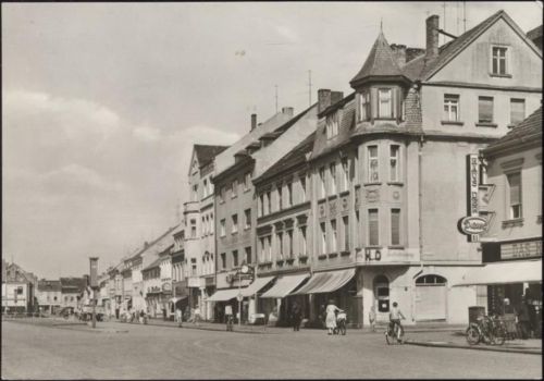 1966 Luckenwalde, Ernst-Thälmann-Straße,VEB Bild und Heimat Reichenbach