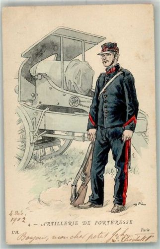 1902 Artillerie de Forteresse Geschütz