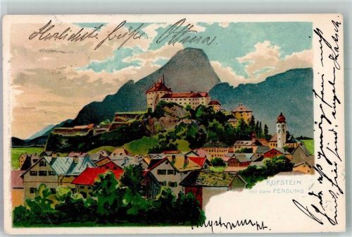 Kufstein 1905 Schloss Adelskorrespondens