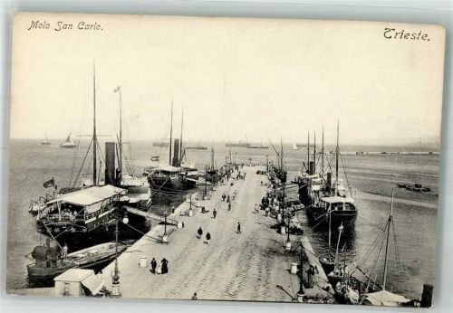 Trieste / Triest / Trst Hafen Molo San Carlo