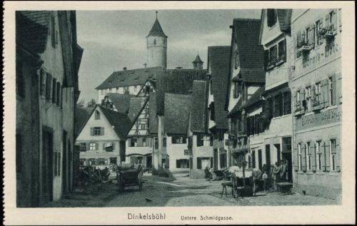 um 1905-20 Dinkelsbühl, Untere Schmidgasse,Paul Schön