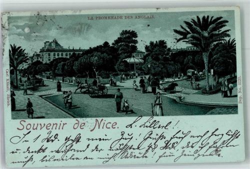 06000 Nice Nizza 1899 Foto AK Adelskorrespondens