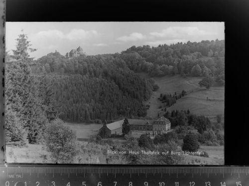 Dalwigksthal Haus Thalblick auf Berg Lichtenfels