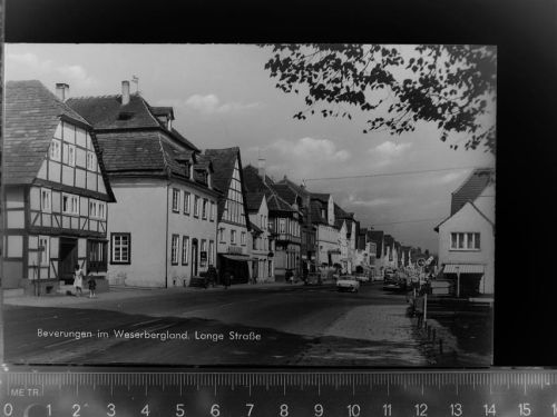 37688 W3472 Beverungen GLASNEGATIV Langestrasse