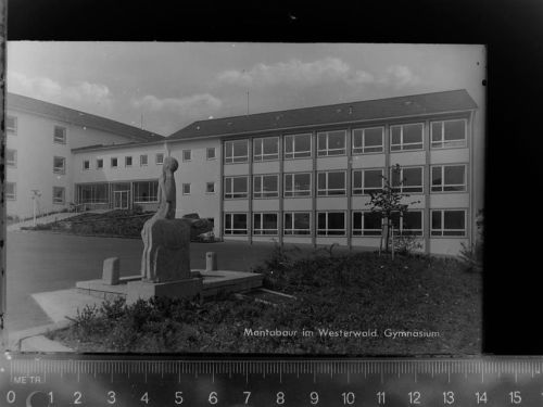 56410 W5430 Montabaur GLASNEGATIV Gymnasium