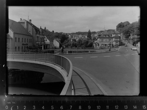 54655 W5524 Kyllburg GLASNEGATIV Brücke