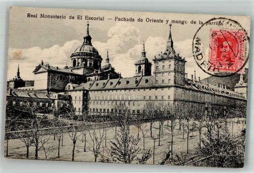 El Escorial 1925 Real Monastero de el Escorila Marke bildseitig
