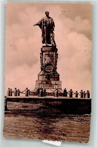 Port Said Denkmal Lessep Luftpost