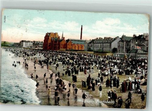 Edinburgh 1905 Portobello Schwimmbad Strand