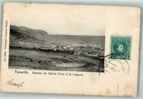 Santa Cruz 1906 Subida de Santa Cruz Marke bildseitig