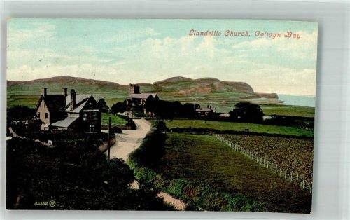 Rhôs-on-Sea 1910 Kirche Llandrillo Colwyn Bay