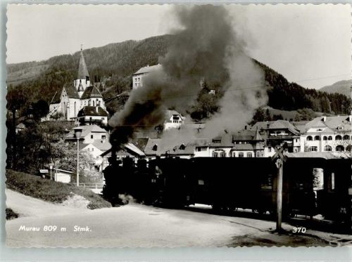 Murau Zahnradbahn Dampfzug Kirche