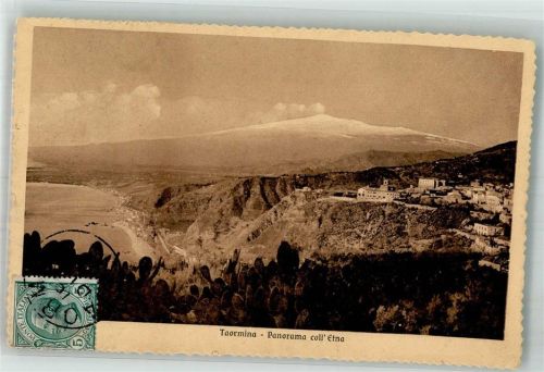 Taormina 1911 Ätna Marke bildseitig
