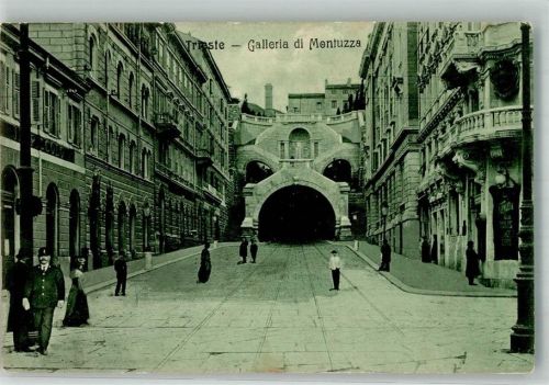 Trieste / Triest / Trst 1908 Galleria di Montuzza