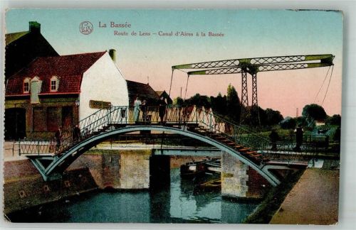 La Bassee 1916 Feldpost WK I 6.Armee Nr. 3 Canal d´Aires