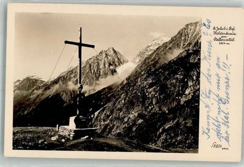 Außerrotte 1955 Gipfelkreuz Heldenkreuz Stallersattel St. Jakob in Defereggen