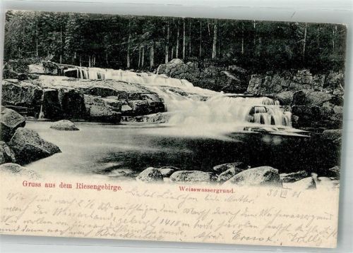 Spindleruv Mlyn 1901 Weisswassergrund Riesengebirge