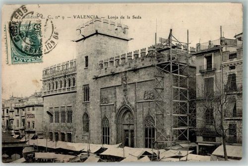 Valencia Lonja de la Seda Marke bildseitig