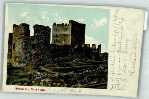 Bornholm 1905 Burg Ruine