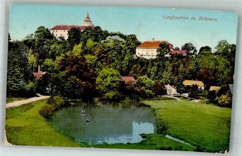 Grabstejn 1914 Burg