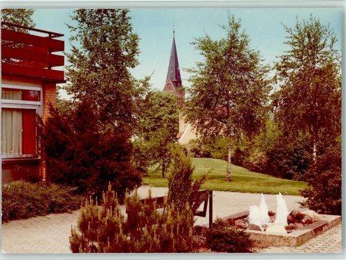 Fallingbostel im Kurpark Springbrunnen