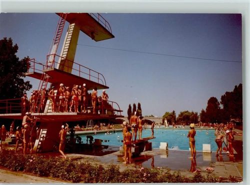 Kitzingen Freibad Sprungturm