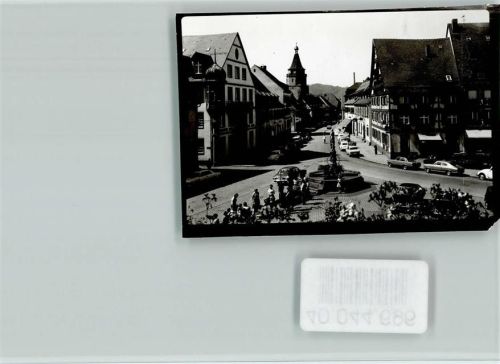 77723 W7614 Gengenbach FOTO KEINE AK Blick zur Kirche