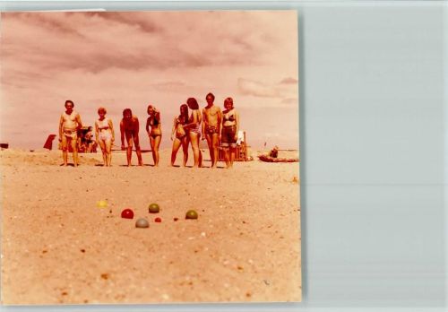 26434 W2942 Horumersiel FOTO KEINE AK Strand Bocchia