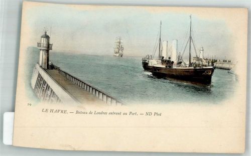 Le Havre Leuchtturm Einfahrt Hafen