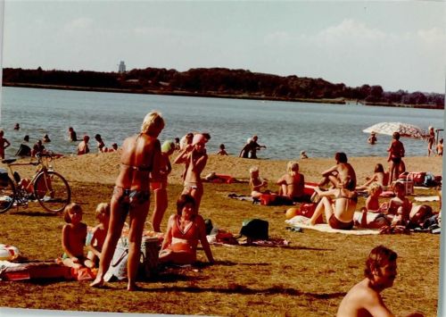 Hamburg Hallig, Badestrand, Bikini, Badekappe