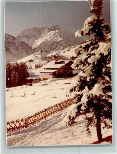 Hirschegg Ortsansicht Winteraufnahme
