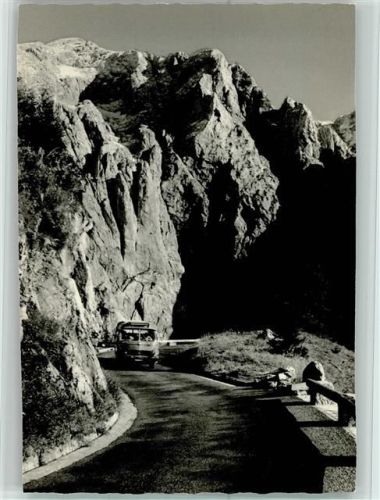 Obersalzberg Kehlsteinhaus Kehlsteinstraße mit Göllgruppe Bus