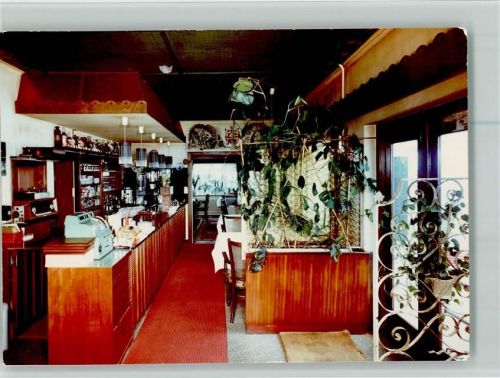 Brunsbüttelkoog Restaurant Zum Yachthafen Innenaufnahme Gastraum Theke