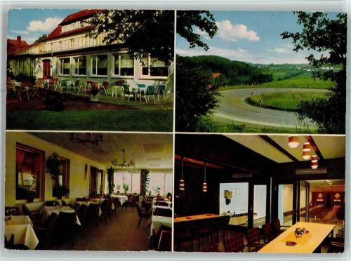 Borgholzhausen Hotel Haus Uffmann Innenaufnahmen Kegelbahn 4-Bildaufnahme