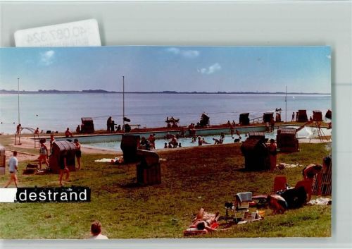 25832 W2253 Tönning FOTO KEINE AK Freibad am Strand