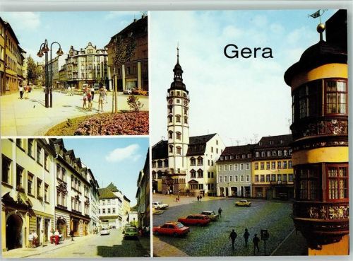 Gera Zschochernstraße Große Kirchstraße Rathaus