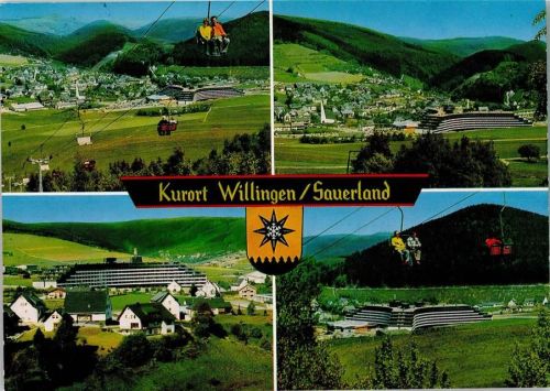 Willingen Sessellift und Stadtansichten