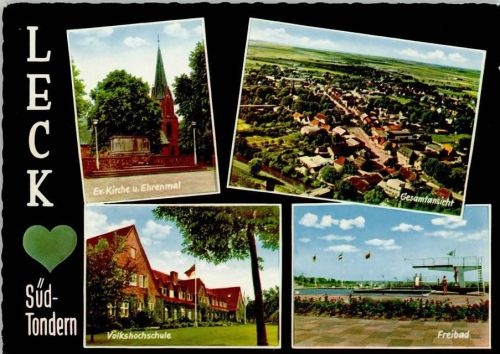 Leck Volkshochschule Freibad Gesamtansicht