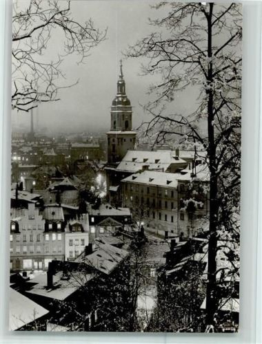 Greiz Ortsansicht Winteraufnahme