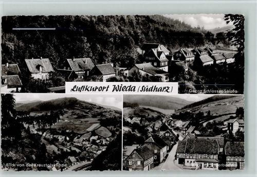 Wieda Ortsansichten -Scanstrich-